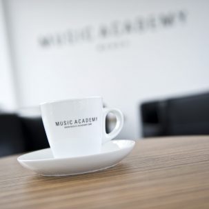 Kaffeetasse mit Logo